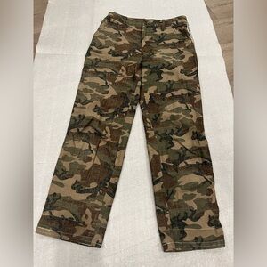 [6R/W28Ins28]Abercrombie&Finch Annie High Rise Ankle Straight Camo Pants